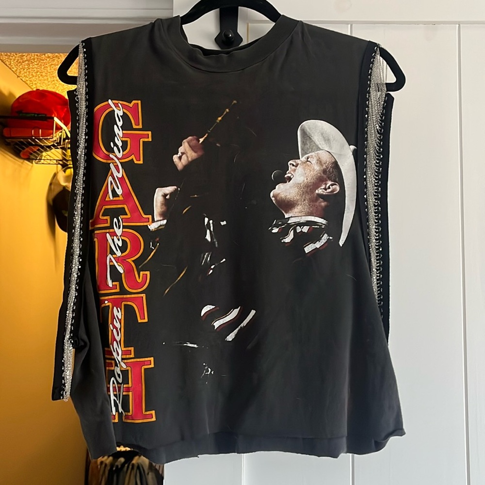 Garth brooks upcycled tank from Trendy & Tipsy